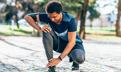 running problems injured ankle