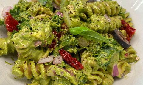 SUPER GREEN PESTO PASTA