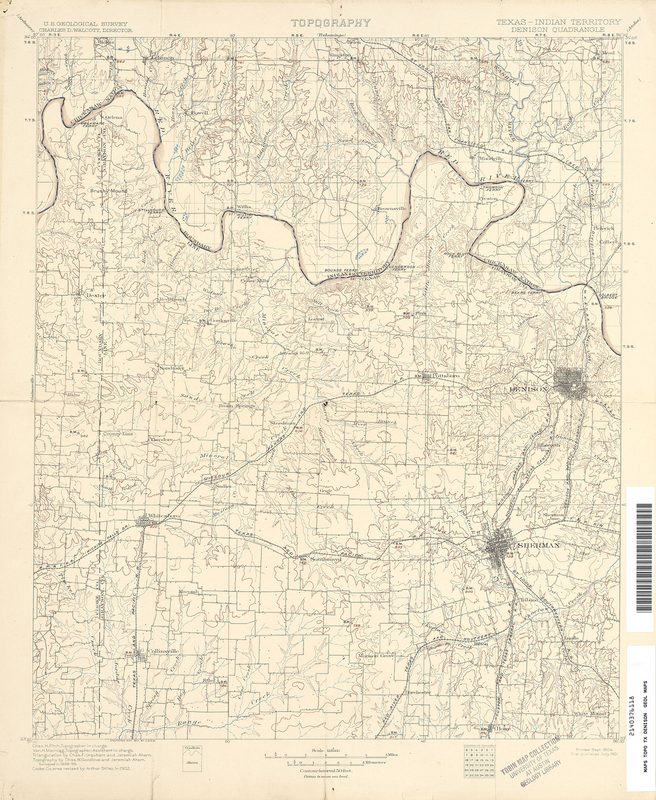 US Topographical Maps 1881-1945 Denton Texas PCL University of Texas at Austin