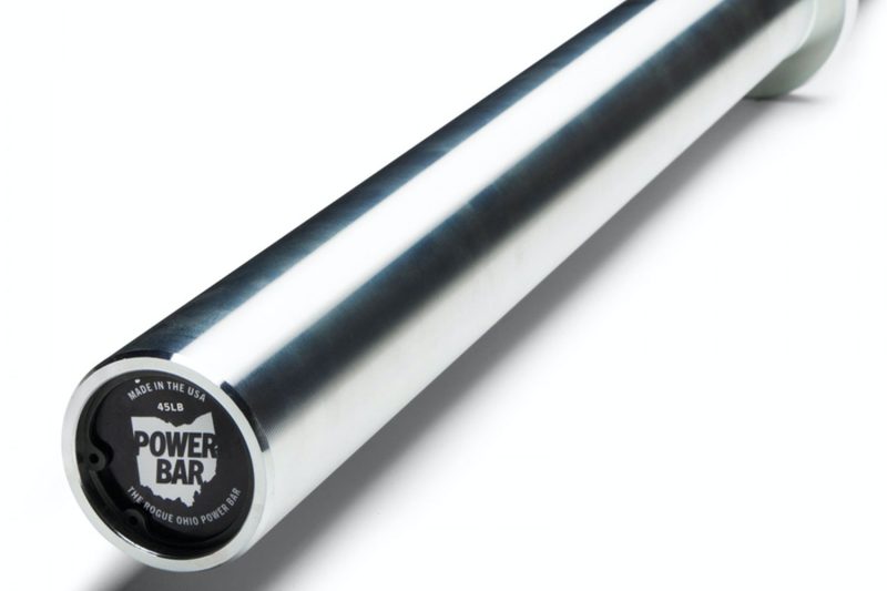 A Rogue Fitness Power Bar
