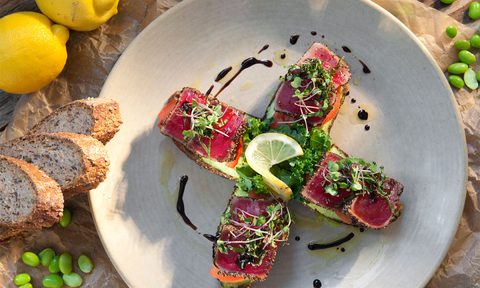 refreshing raw fish recipes for summer ahi bruschetta