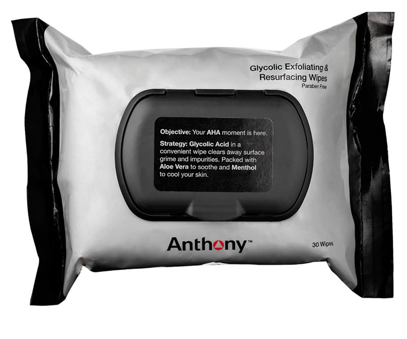 Anthony Body Wipes displayed on a white background.