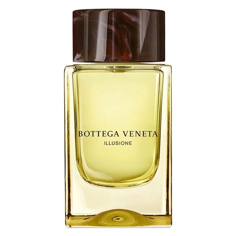 Bottega Veneta Illusione for Him cologne on a white background.