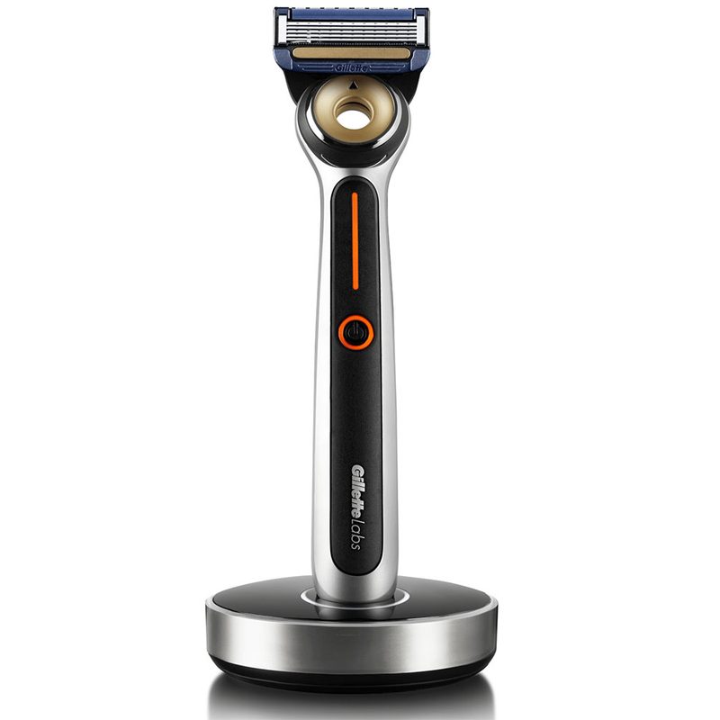 The GilletteLabs Heated Razor Starter Kit against a white background.