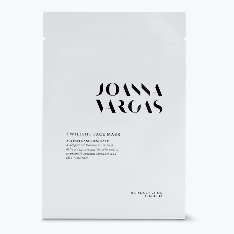 Joanna Vargas Twilight Face Mask on a white background.