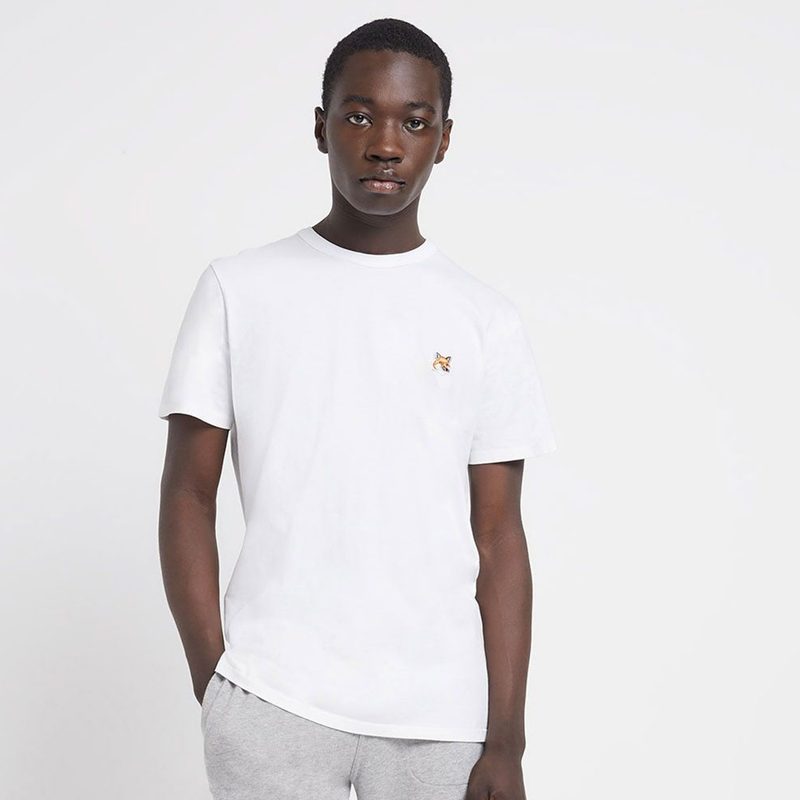 Maison Kitsuné Fox Head Patch Classic T-Shirt