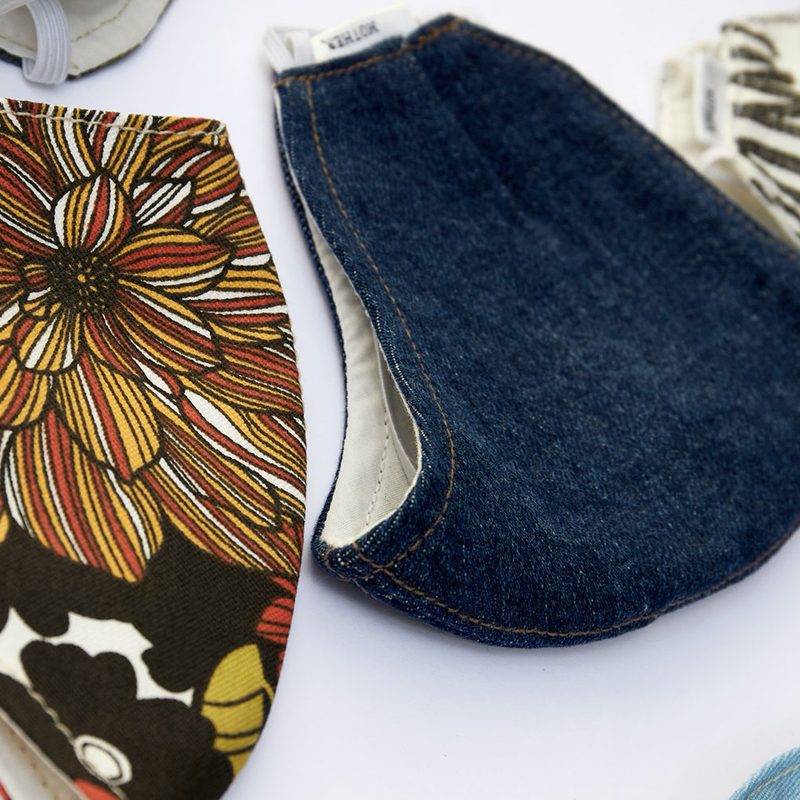 Mother is using their heritage fabrics to create well-made face masks that resemble their famed jeans.