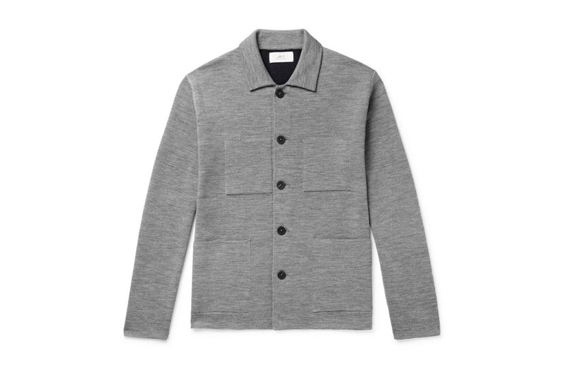 Mr. P. Double-Faced Knitted Chore Jacket