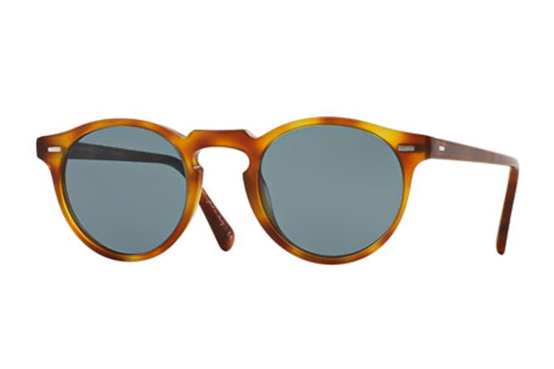 Oliver Peoples Gregory Peck Round Plastic Sunglasses