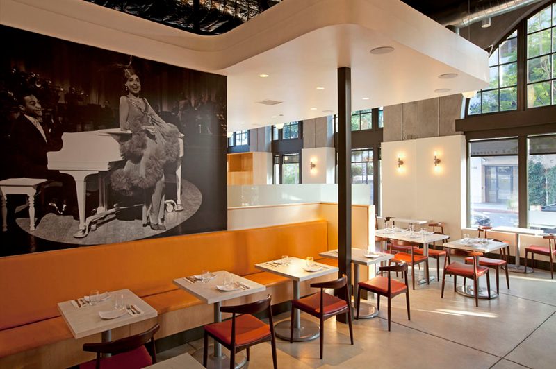 Augustin's design for the restaurant Delicious at the Dunbar.