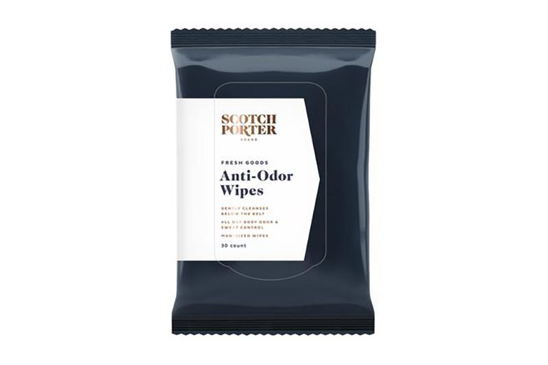 Scotch Porter Body Wipes displayed on a white background.