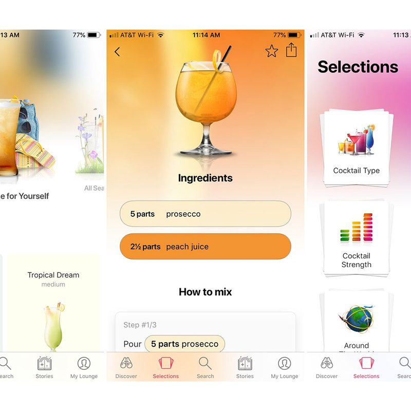Cocktail Flow app
