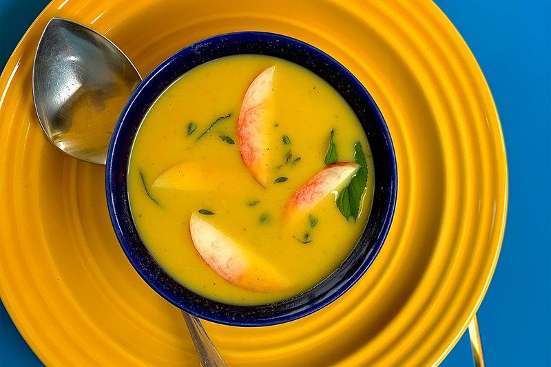Curried Peach Soup