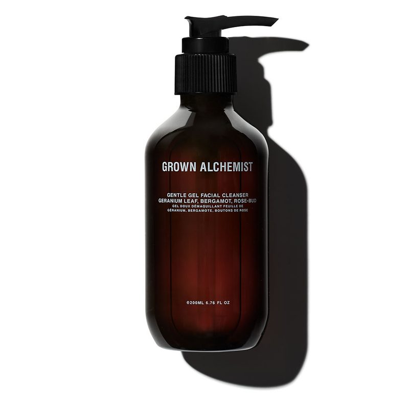Grown Alchemist Gentle Gel Face Cleanser on a white background.