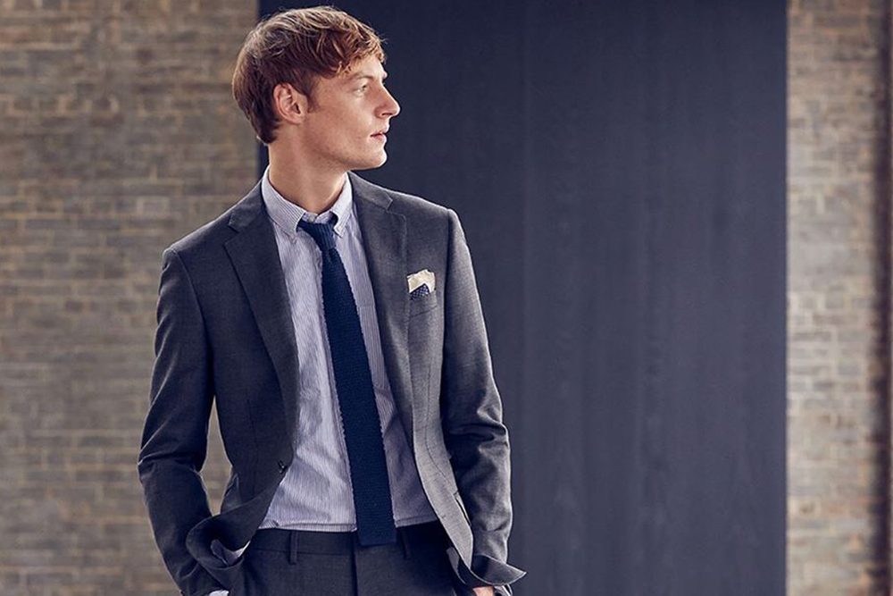 Man wearing J.Crew tie
