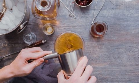 Making a cocktail