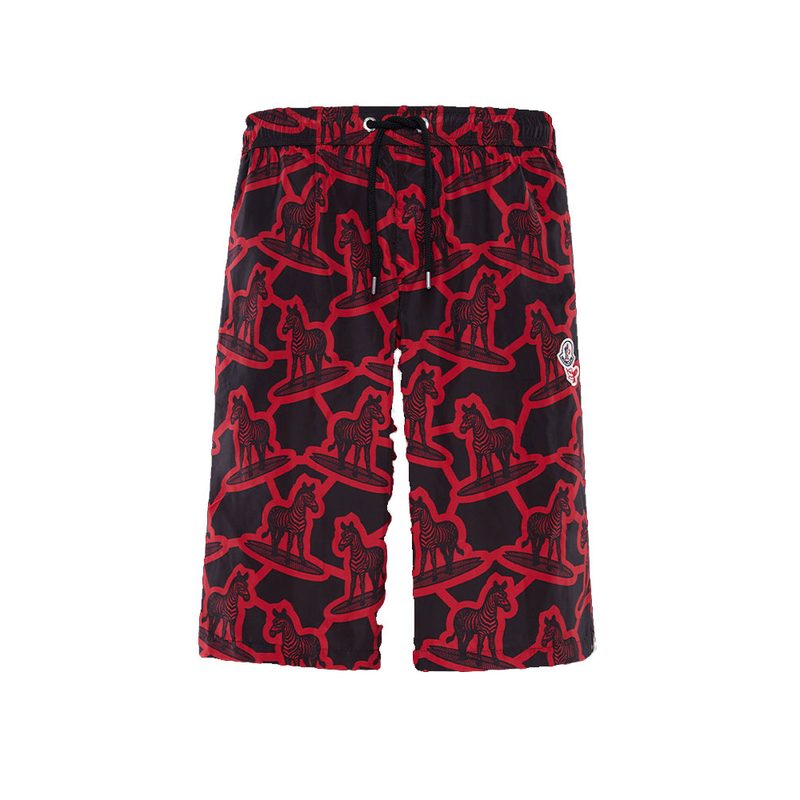 Moncler shorts on a white background.