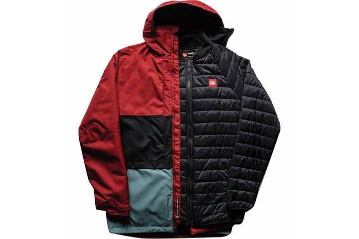 686 Smart 3-in-1 Form Jacket isolated on a white studio background.