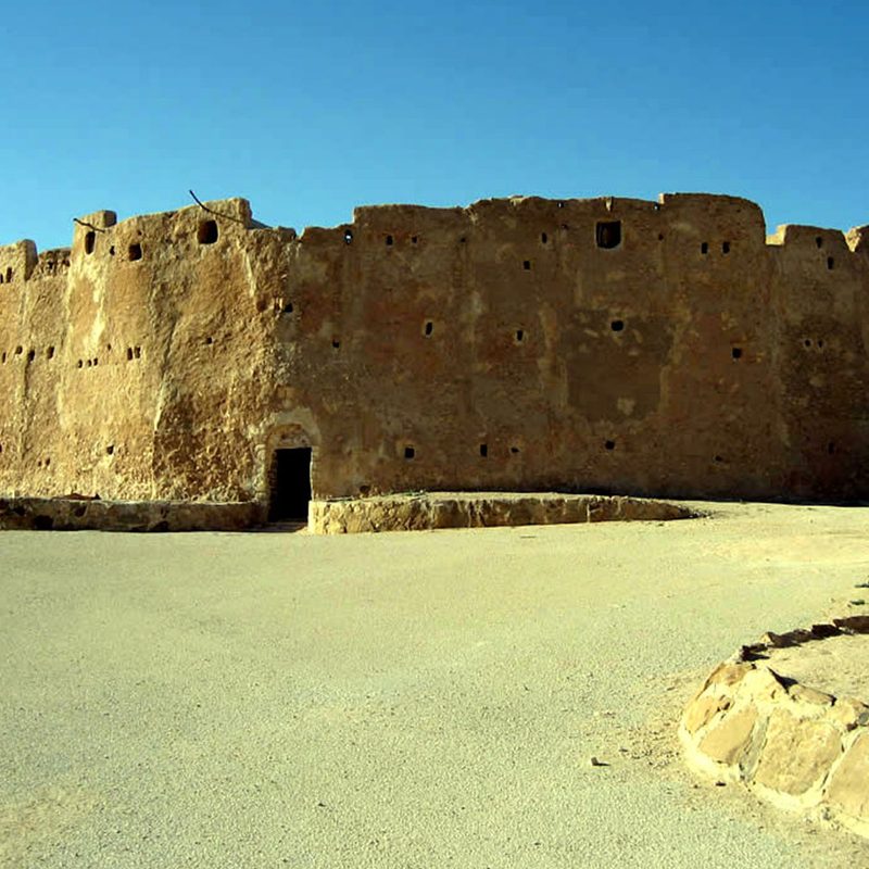 Stone structure at El Azizia