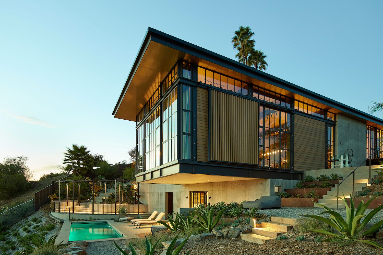 hollywood hills home asian irish influence henson sara house lr