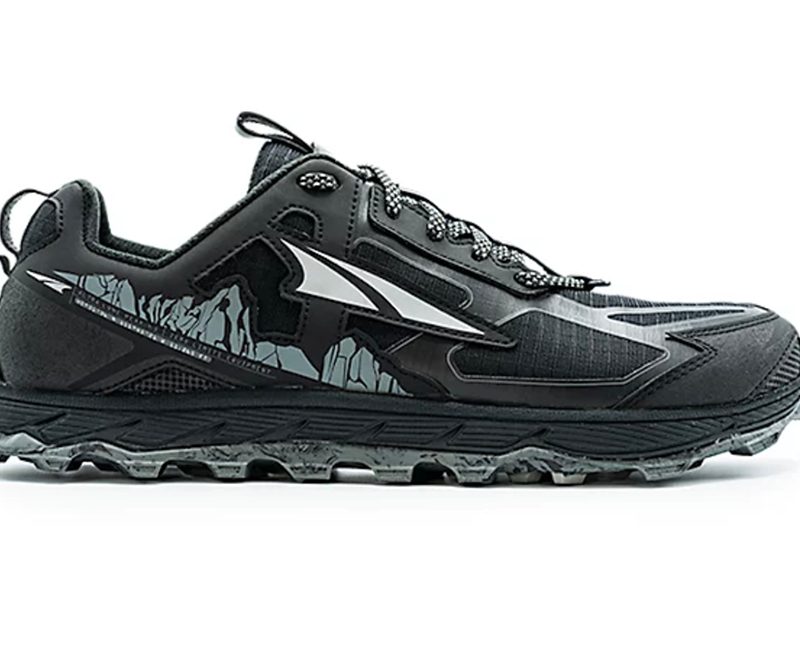 Altra Men’s Lone Peak 4.5 on a white backdrop.