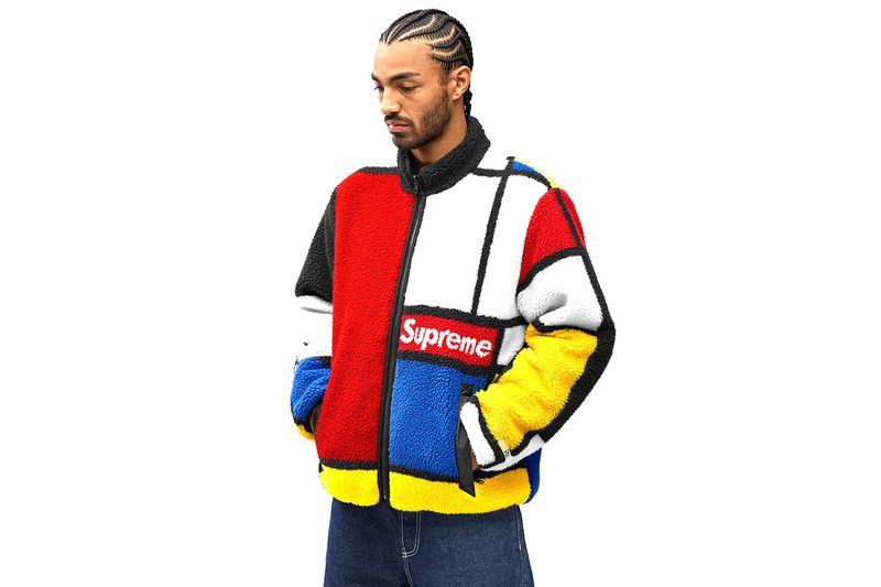 Reversible color-blocked fleece jacket