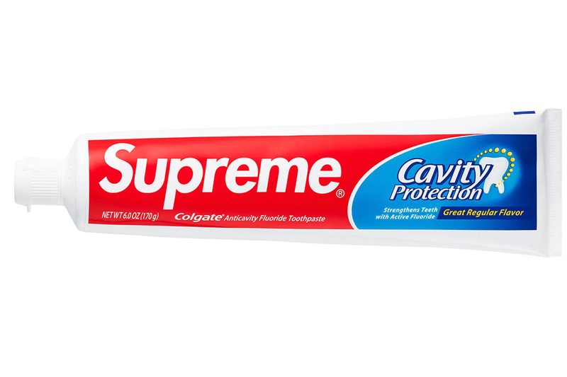 Supreme x Colgate toothpaste