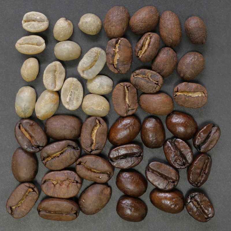 Roasted coffee beans