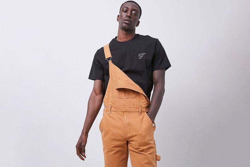 Forever 21 Slim-Fit Utility Overalls