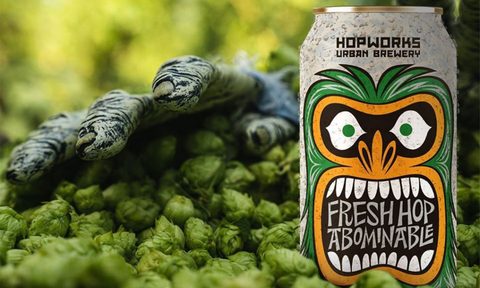 Hopworks Fresh Hop Abominable Winter Ale