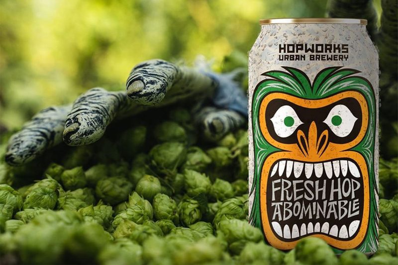 Hopworks Fresh Hop Abominable Winter Ale