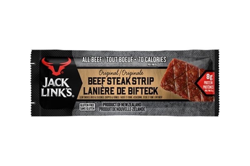 Jack Link's Beef Steak Strip Slow Cooked and Seasoned Meat Bar