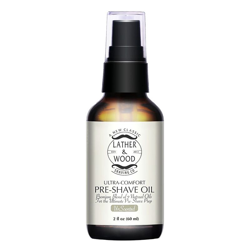 Lather & Wood Shaving Co. Unscented-Pre-Shave-Oil