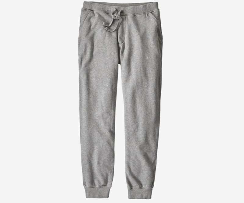 Patagonia sweatpants in grey.