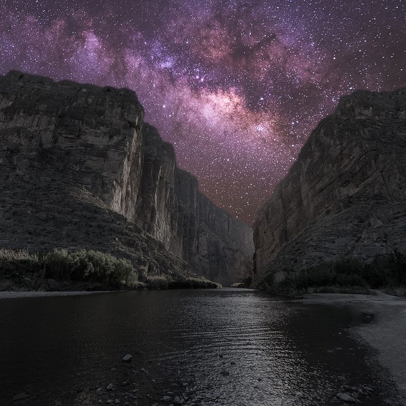 Big Bend National Park at night