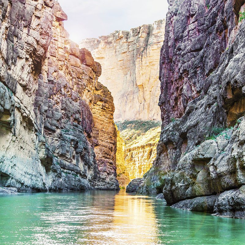 Canyons and rapids at Big Bend National Park