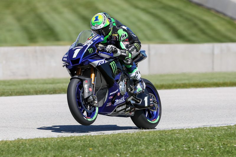 A motorcycle racer