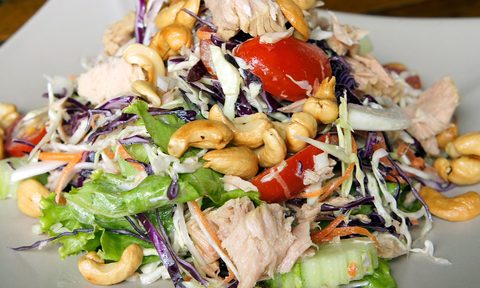 A chicken salad
