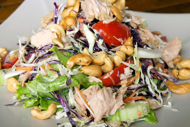 A chicken salad