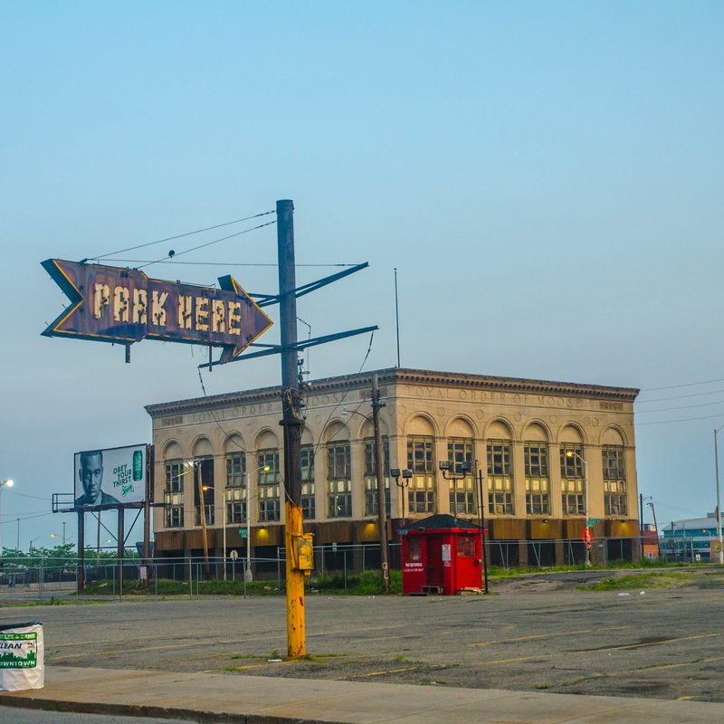 Detroit Michigan Ghost Town Setting