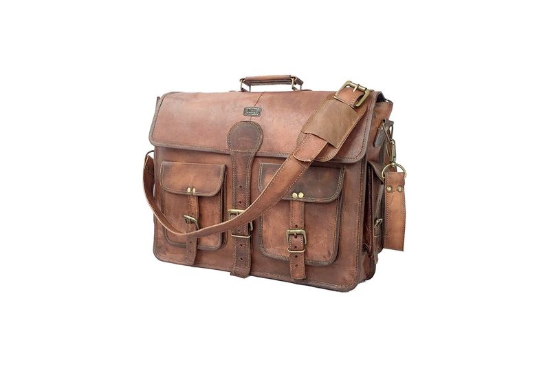 DHK Vintage Leather Messenger Bag