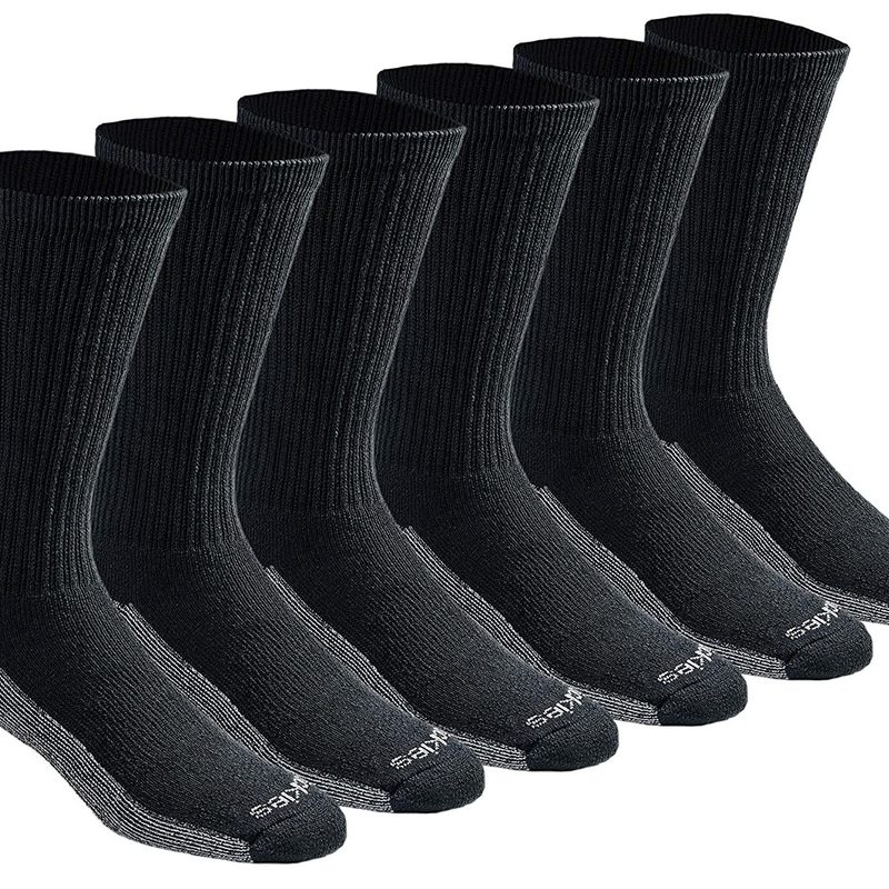 Black Dickies Dri-Tech Moisture Control Crew Socks Multipack lined up.