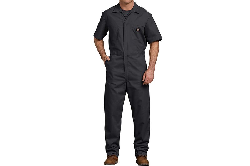 Dickies Men's Short-Sleeve Coverall on a white backdrop.