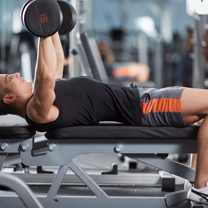 Dumbbell bench press