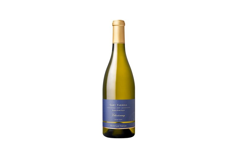 A bottle of Gary Farrell Olivet Lane Vineyard Chardonnay