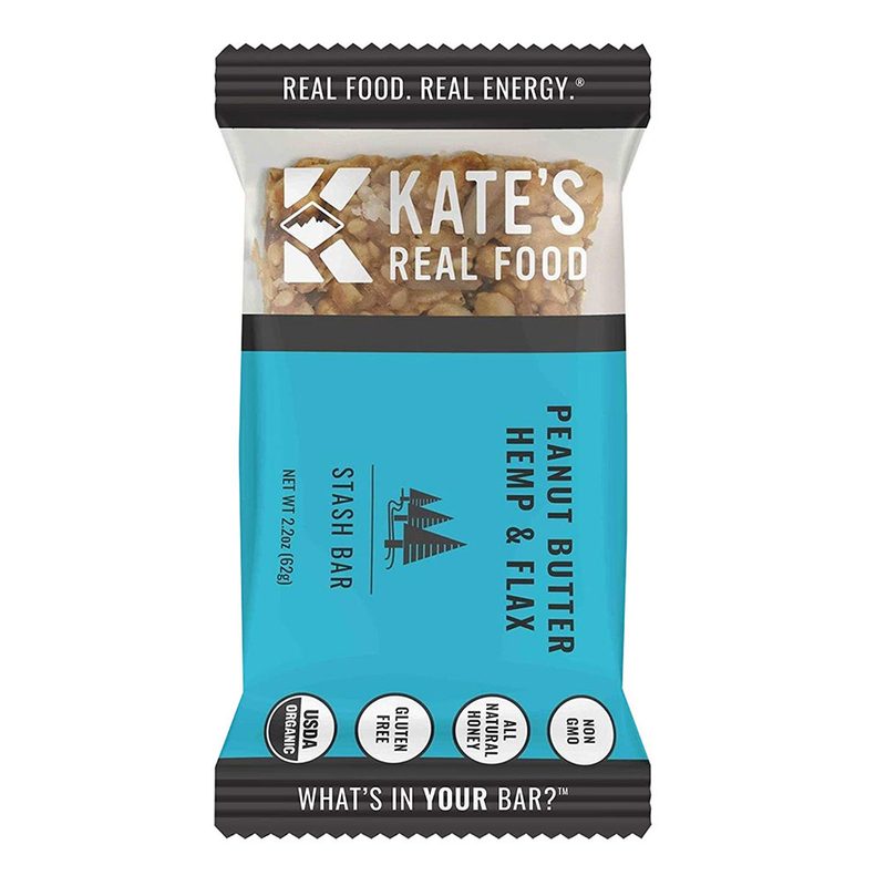 Kate's real food in peanut butter, hemp and flax.