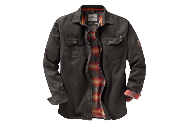 Legendary Whitetails Journeyman Flannel-Lined Rugged Shirt Jacket