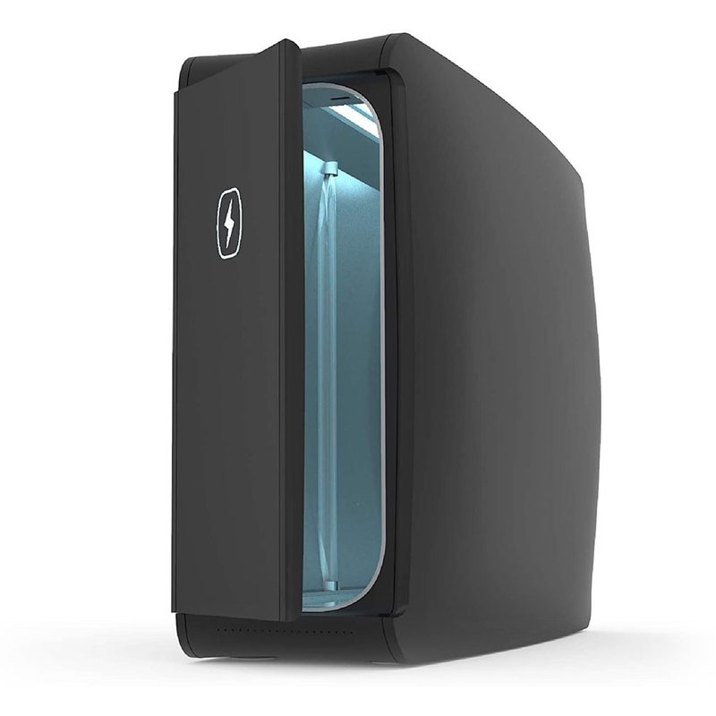 A PhoneSoap HomeSoap UV Sanitizer on white background.