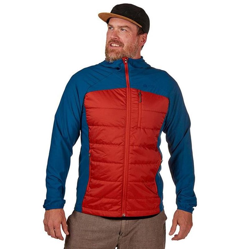 Sierra Designs Borrego Hybrid Jacket worn by a model.