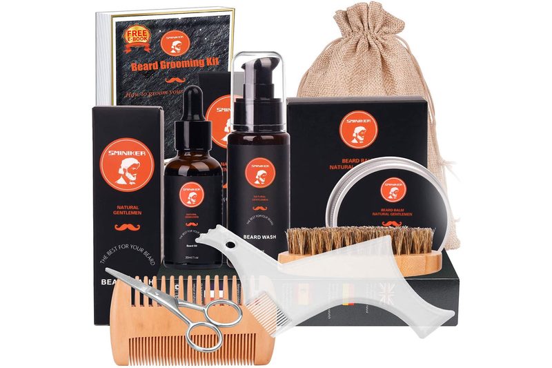 Sminiker 10-In-1 Beard Grooming Kit